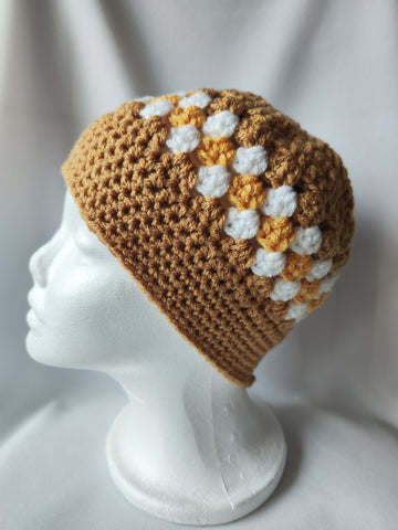 KAPA BABIČIN VZORČEK SVETLO RJAVA